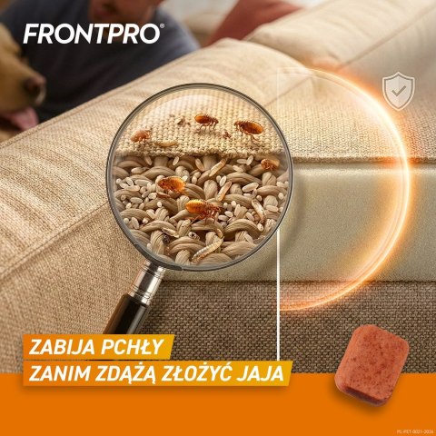 FRONTPRO Tabletki na pchły i kleszcze dla psa (>25-50 kg) - 3x 136mg FrontPro