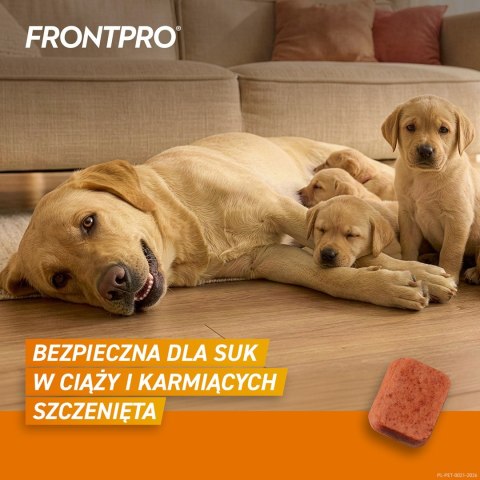 FRONTPRO Tabletki na pchły i kleszcze dla psa (>25-50 kg) - 3x 136mg FrontPro