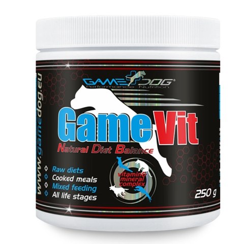 GAME DOG GameVit Natural Diet Balance witaminy i minerały dla psa 250g GAME DOG