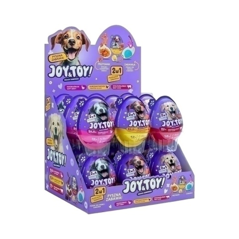 JOY&TOY! SNACK SUPRISE DLA PSA 2w1 ZABAWKA+SMAKOŁYK 20g WOŁOWINA /18