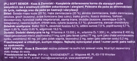Karma Bosch Plus Senior Kozina & Ziemniak 2,5 kg Bosch