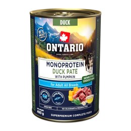 ONTARIO Adult Monoproteinowe Pâté z kaczki z dynią 400 g (214-860057)