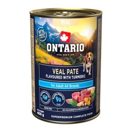 ONTARIO Adult Pâté z cielęciny ze smakiem kurkumy 400 g (214-859891)