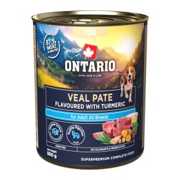ONTARIO Adult Pâté z cielęciny ze smakiem kurkumy 800 g (214-859952)