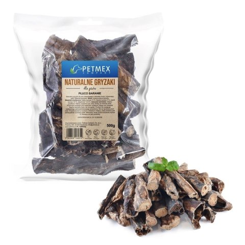 PETMEX Płuco Baranie gryzak przysmak dla psa 500g PETMEX
