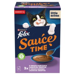 PURINA FELIX Sauce Gravy Liquid Chicken/Salmon6x40g PURINA NESTLE