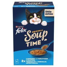 PURINA FELIX Soup ORIGINAL Rybne smaki 6x48g PURINA NESTLE