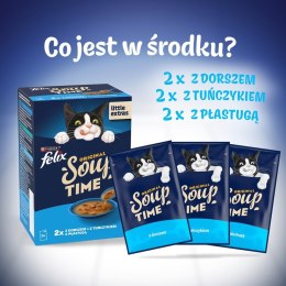 PURINA FELIX Soup ORIGINAL Rybne smaki 6x48g PURINA NESTLE