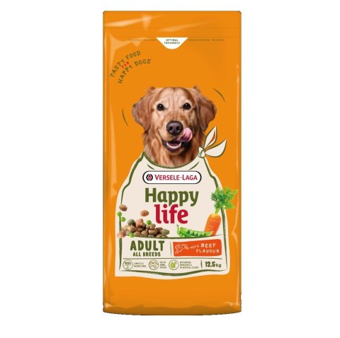 Versele Laga HappyLife karma sucha z wołowiną dla psów dorosłych 12,5kg VERSELE-LAGA