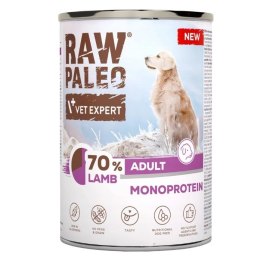VetExpert Raw Paleo Jagnięcina dorosły pies puszka 400g VetExpert