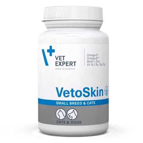 VetExpert VetoSkin Small Breed and Cats 60 kaps. VetExpert