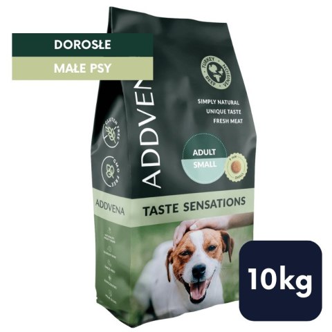 ADDVENA TASTE SENSATIONS dla dorosłych psów małych ras 10kg ADDVENA