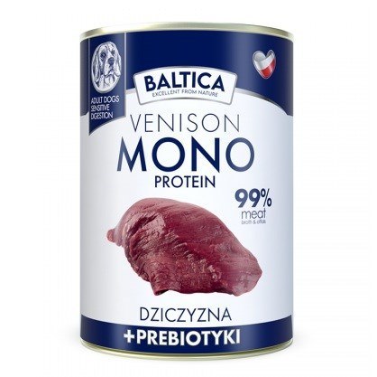 BALTICA NUTRACEUTIC Venison 99% & prebiotics 400g BALTICA