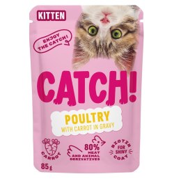 CATCH Drób z marchewką w sosie 85g CATCH