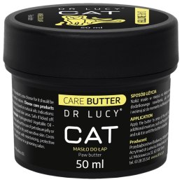 DR LUCY - CAT CARE BUTTER 50 ML ODŻYWCZY KREM NA BAZIE NATURALNYCH OLEJÓW, WSPIERA REGENERACJĘ OPUSZKÓW ŁAP I CODZIENNĄ AKTYWNOŚ Dr Lucy