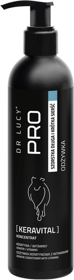Dr Lucy - PRO KERAVITAL 250 ml - keratynowo-witaminowa odżywka dla psów z długą, szorstką sierścią Dr Lucy