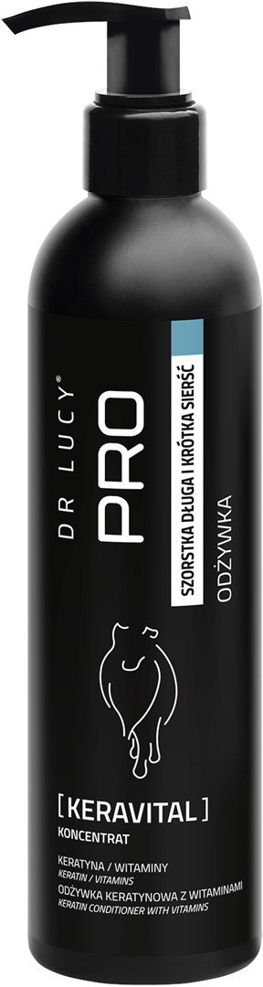 Dr Lucy - PRO KERAVITAL 250 ml - keratynowo-witaminowa odżywka dla psów z długą, szorstką sierścią Dr Lucy