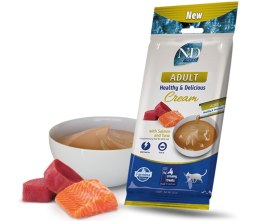 FARMINA N&D OCEAN CAT CREAM WITH SALMON & TUNA ADULT 60gr Farmina