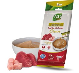 FARMINA N&D PRIME CAT CREAM WITH CHICKEN & TUNA ADULT 60gr Farmina