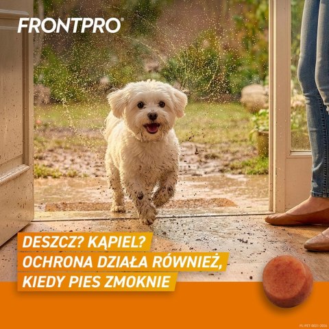 FRONTPRO Tabletki na pchły i kleszcze dla psa (2-4 kg) - 3x 11,3mg FrontPro