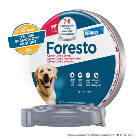 Foresto Obroża - dla psów powyżej 8 kg ELANCO