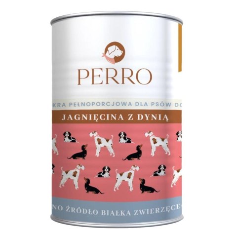 PERRO Jagnięcina z dynią dla psów dorosłych 400g PERRO