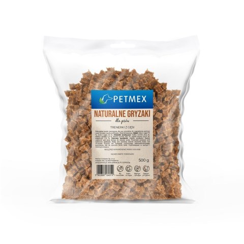 PETMEX Mięsne treneki z gęsi dla psa 500g PETMEX