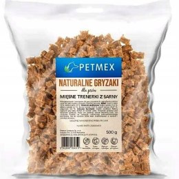 PETMEX Mięsne treneki z sarny dla psa 500g PETMEX
