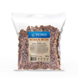PETMEX Mięsne trenerki z dzika dla psa 500g PETMEX