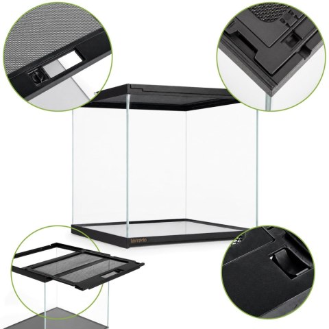 Terrario Frevo Clear Terrarium 30x30x30cm - terrarium szklane