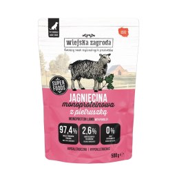 Wiejska Zagroda Karma mokra dla psa Monobiałkowa Jagnięcina (dorosły) 500g Wiejska zagroda