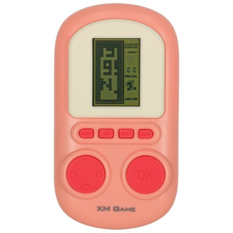 Gra elektroniczna zręcznościowa mini konsola przenośna kieszonkowa tetris różowa Kik Sp. z o. o. Sp. k. Gra elektroniczna zręcznościowa mini konsola przenośna kieszonkowa tetris różowa Kik Sp. z o. o. Sp. k.