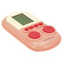 Gra elektroniczna zręcznościowa mini konsola przenośna kieszonkowa tetris różowa Kik Sp. z o. o. Sp. k.