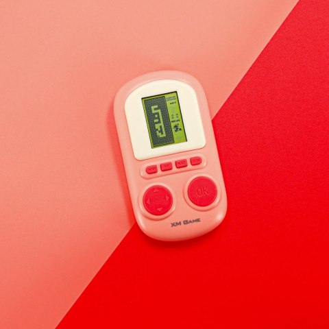 Gra elektroniczna zręcznościowa mini konsola przenośna kieszonkowa tetris różowa Kik Sp. z o. o. Sp. k. Gra elektroniczna zręcznościowa mini konsola przenośna kieszonkowa tetris różowa Kik Sp. z o. o. Sp. k.