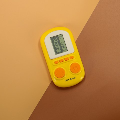 Gra elektroniczna zręcznościowa mini konsola przenośna kieszonkowa tetris żółty Kik Sp. z o. o. Sp. k. Gra elektroniczna zręcznościowa mini konsola przenośna kieszonkowa tetris żółty Kik Sp. z o. o. Sp. k.