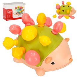 Jeżyk sensoryczny edukacyjny montessori wyjmowane kolce zielony Kik Sp. z o. o. Sp. k.