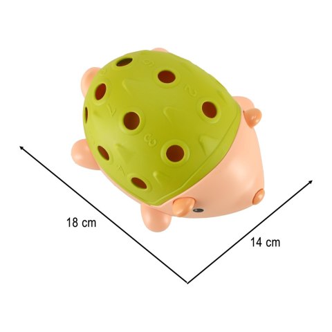 Jeżyk sensoryczny edukacyjny montessori wyjmowane kolce zielony Kik Sp. z o. o. Sp. k. Jeżyk sensoryczny edukacyjny montessori wyjmowane kolce zielony Kik Sp. z o. o. Sp. k.