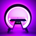 Lampka LED Gamingowa RGB głośnik ładowarka indukcyjna radio budzik zegar Kik Sp. z o. o. Sp. k.