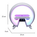 Lampka LED Gamingowa RGB głośnik ładowarka indukcyjna radio budzik zegar Kik Sp. z o. o. Sp. k.
