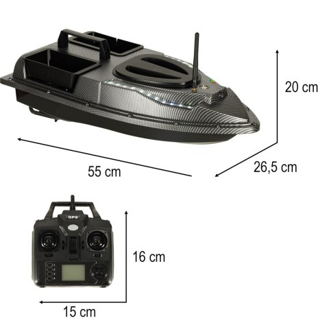 Łódka zanętowa zdalnie sterowana łódź GPS Flytec V900 5,4 km/h 1,5 kg Kik Sp. z o. o. Sp. k. Łódka zanętowa zdalnie sterowana łódź GPS Flytec V900 5,4 km/h 1,5 kg Kik Sp. z o. o. Sp. k.