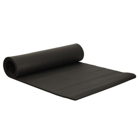 Mata do ćwiczeń jogi gimnastyczna treningowa fitness karimata gruba 1,5cm czarna + pokrowiec Kik Sp. z o. o. Sp. k. Mata do ćwiczeń jogi gimnastyczna treningowa fitness karimata gruba 1,5cm czarna + pokrowiec Kik Sp. z o. o. Sp. k.