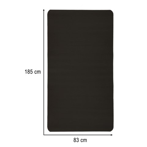 Mata do ćwiczeń jogi gimnastyczna treningowa fitness karimata gruba 1,5cm czarna + pokrowiec Kik Sp. z o. o. Sp. k. Mata do ćwiczeń jogi gimnastyczna treningowa fitness karimata gruba 1,5cm czarna + pokrowiec Kik Sp. z o. o. Sp. k.