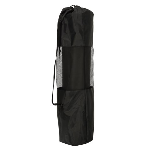 Mata do ćwiczeń jogi gimnastyczna treningowa fitness karimata gruba 1,5cm czarna + pokrowiec Kik Sp. z o. o. Sp. k. Mata do ćwiczeń jogi gimnastyczna treningowa fitness karimata gruba 1,5cm czarna + pokrowiec Kik Sp. z o. o. Sp. k.