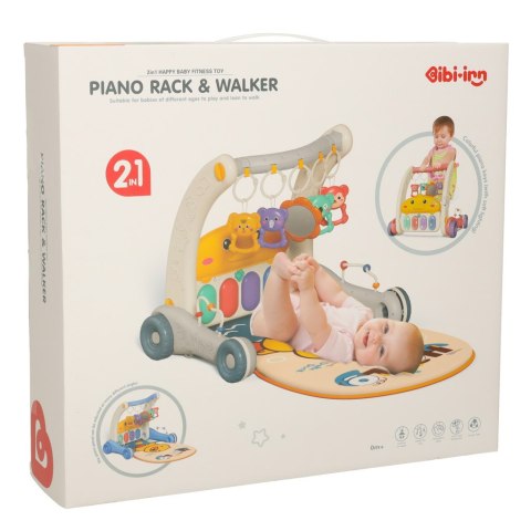 Mata edukacyjna chodzik pchacz z pianinkiem 2w1 Bibi-inn niebieska Kik Sp. z o. o. Sp. k. Mata edukacyjna chodzik pchacz z pianinkiem 2w1 Bibi-inn niebieska Kik Sp. z o. o. Sp. k.