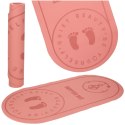 Mata fitness do ćwiczeń jogi skakania na skakance wygłuszająca antypoślizgowa 125x61.5x0,6 cm różowa Kik Sp. z o. o. Sp. k.