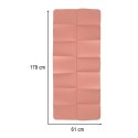 Mata fitness gimnastyczna do ćwiczeń jogi pilatesu fitness joga składana 183x61x0,4 cm różowy Kik Sp. z o. o. Sp. k.