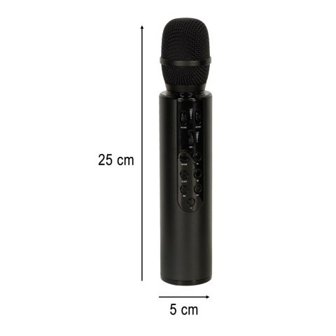 Mikrofon bezprzewodowy karaoke dla dzieci głośnik Bluetooth 2000mAh karta SD USB wysoka jakość czarny Kik Sp. z o. o. Sp. k. Mikrofon bezprzewodowy karaoke dla dzieci głośnik Bluetooth 2000mAh karta SD USB wysoka jakość czarny Kik Sp. z o. o. Sp. k.
