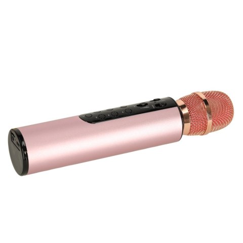 Mikrofon bezprzewodowy karaoke dla dzieci głośnik Bluetooth 2000mAh karta SD USB wysoka jakość różowy Kik Sp. z o. o. Sp. k. Mikrofon bezprzewodowy karaoke dla dzieci głośnik Bluetooth 2000mAh karta SD USB wysoka jakość różowy Kik Sp. z o. o. Sp. k.