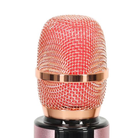 Mikrofon bezprzewodowy karaoke dla dzieci głośnik Bluetooth 2000mAh karta SD USB wysoka jakość różowy Kik Sp. z o. o. Sp. k. Mikrofon bezprzewodowy karaoke dla dzieci głośnik Bluetooth 2000mAh karta SD USB wysoka jakość różowy Kik Sp. z o. o. Sp. k.