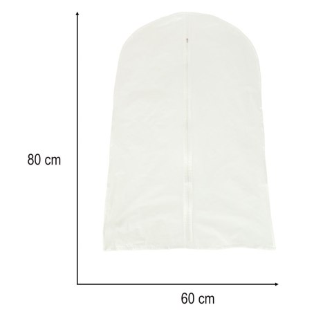 Kik Sp. z o. o. Sp. k. Pokrowiec na ubrania garnitur odzież przezroczysty 60 x 80 cm Kik Sp. z o. o. Sp. k. Pokrowiec na ubrania garnitur odzież przezroczysty 60 x 80 cm